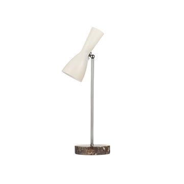 Wormhole - cream table lamp by Il Bronzetto - view 7