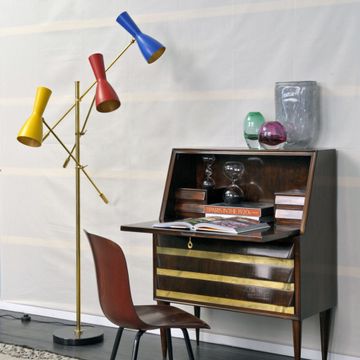 Wormhole - three lights floor lamp by Il Bronzetto - view 2