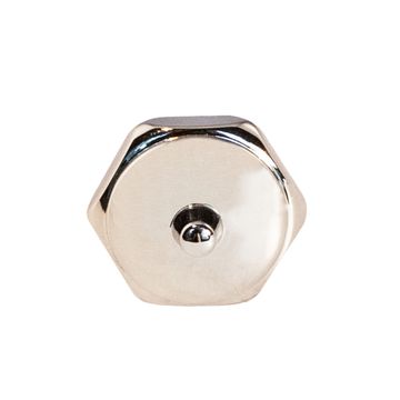 Geometria Chelsea - brass knob by Il Bronzetto - view 2