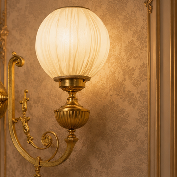 Arcadia Aleppo wall lamp by Il Bronzetto - view 2