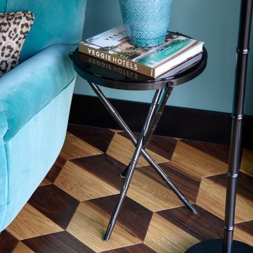 Bamboo round side table by Il Bronzetto - view 8