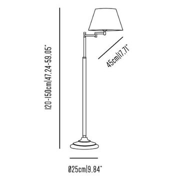 Studio Nora adjustable floor lamp by Il Bronzetto - view 3