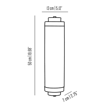 Canneté - half cylindrical wall light by Il Bronzetto - view 5