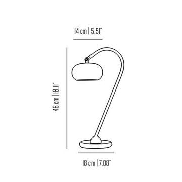Gea table lamp by Il Bronzetto - view 2