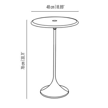 Novecento Ballerina side table by Il Bronzetto - view 3
