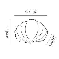 Ginkgo biloba extra small wall light by Il Bronzetto - view 3