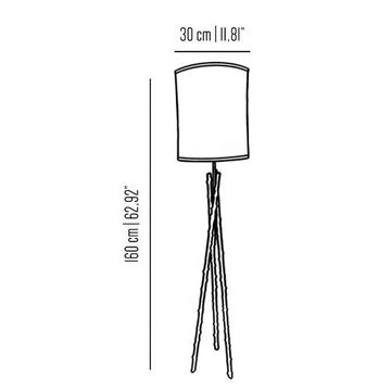 Rosa canina floor lamp by Il Bronzetto - view 2