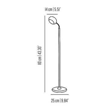 Gea stand floor lamp by Il Bronzetto - view 7