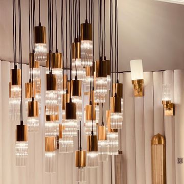 Canneté - 60 lights chandelier by Il Bronzetto - view 2