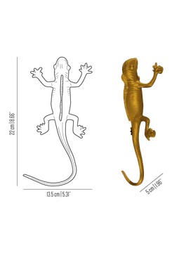 Fauna Prisma – chameleon brass knob by Il Bronzetto - view 3