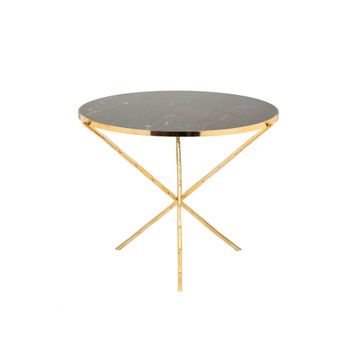 Bamboo round side table by Il Bronzetto - view 2