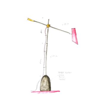 Blossom camelia - floor lamp by Il Bronzetto - view 2
