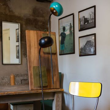 Blossom turquoise tulip - wall light by Il Bronzetto - view 2