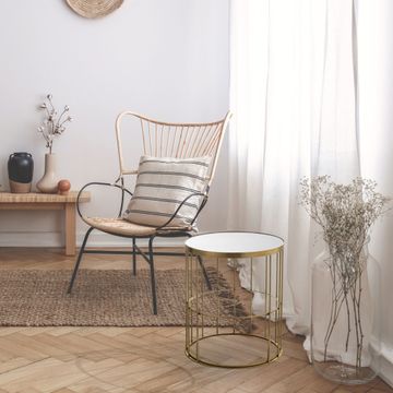 Cage bedside table by Il Bronzetto - view 2