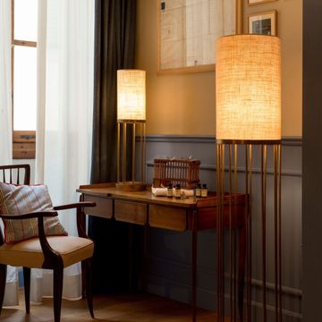 Cage floor lamp by Il Bronzetto - view 2