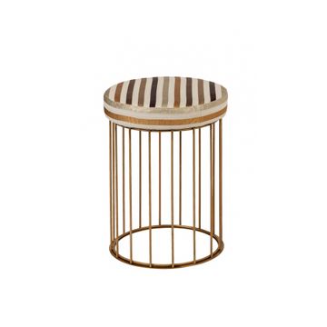 Cage stool by Il Bronzetto - view 2