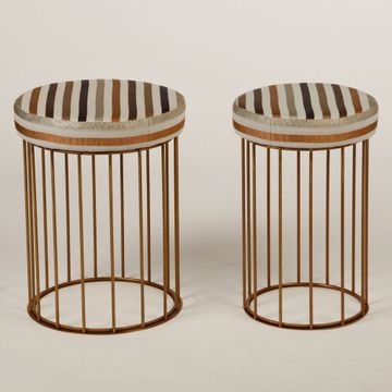 Cage stool by Il Bronzetto - view 6