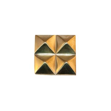Geometria River North - brass knob by Il Bronzetto - view 5