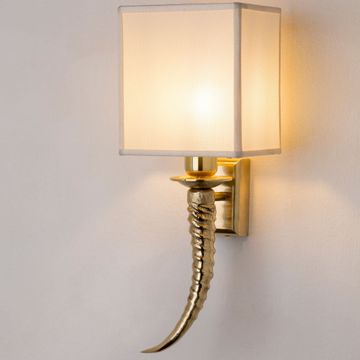 Horn wall light by Il Bronzetto - view 3