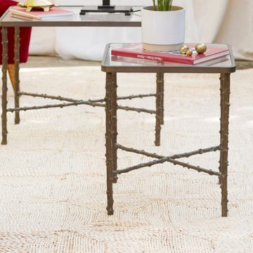 Rosa canina square table by Il Bronzetto - view 2