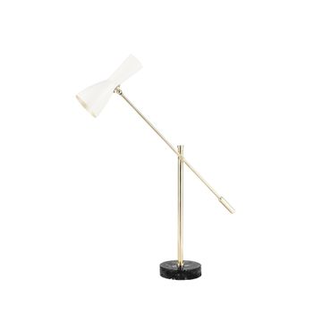 Wormhole - table lamp with jointed arm by Il Bronzetto - view 2
