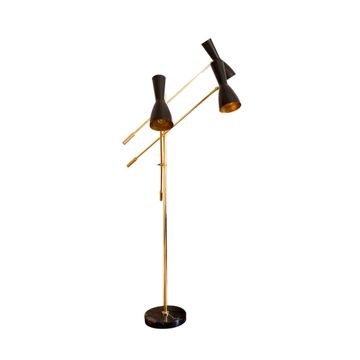 Wormhole - three lights floor lamp by Il Bronzetto - view 2