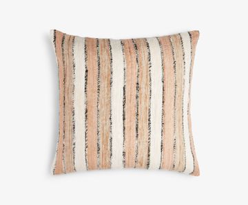 Large Square Striped Cushion by Tetrad