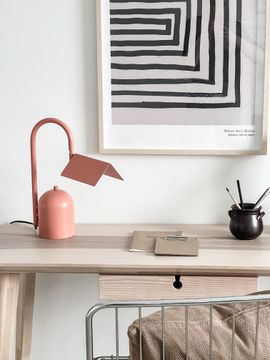 Angol Slim Table lamp, Warm Peach by Calixter - view 3