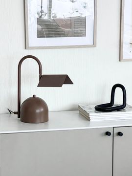 Angol Chunky Table Lamp, Brown by Calixter - view 2