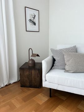 Angol Chunky Table Lamp, Brown by Calixter - view 3