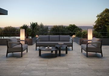 LORVAIN-nightfall 3 SEATER LOUNGE SET by SNOC