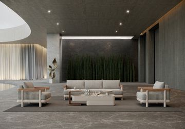 ALVO-bisque LOUNGE SET by SNOC