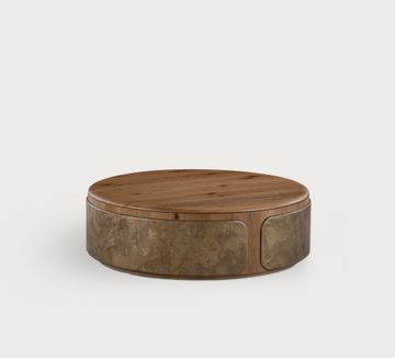 Senda Round Coffee Table by Taracea