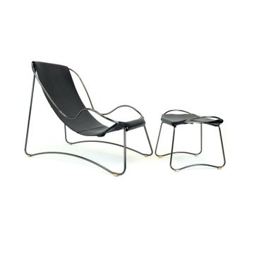 Hug Chaise Longue & Footstool - Handcrafted and Fully Customizable by Jover+Valls - view 2
