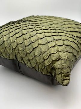 Luxury Handcrafted Piracucu Pillow - Large Size by Jover+Valls - view 7