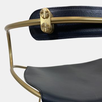 Hug Chair - Customizable & Handcrafted in Cowhide Leather and Steel by Jover+Valls - view 6