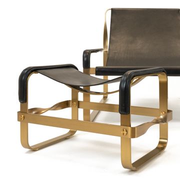 Wanderlust Chaise Longue and Footstool, Handcrafted & Customizable by Jover+Valls - view 8