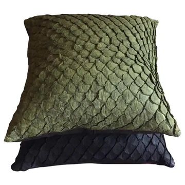 Luxury Handcrafted Piracucu Pillow - Large Size by Jover+Valls - view 5