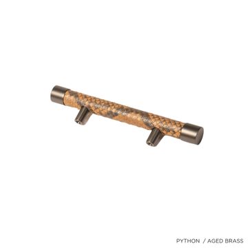 Bilbao M - Exotic Skins & Metal Accents Tailored Cylindrical Pull Handle by Jover+Valls - view 5