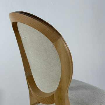 Louis XVI Style Stool in Natural Wood by Jover+Valls - view 5
