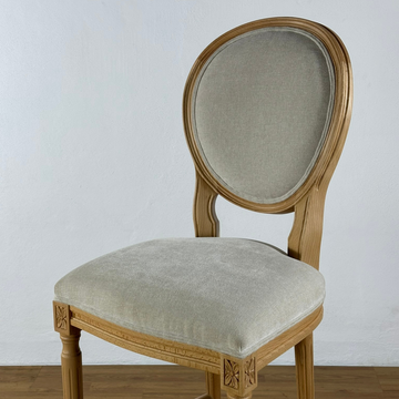 Louis XVI Style Stool in Natural Wood by Jover+Valls - view 3