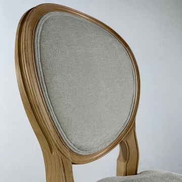 Louis XVI Style Stool in Natural Wood by Jover+Valls - view 4