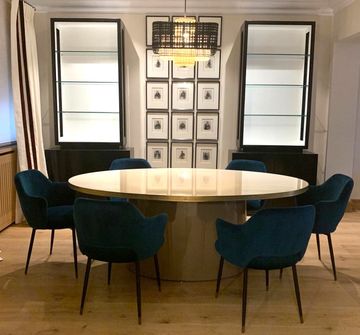 Mesa Antique Boutique Redonda - Mid-Century con Base Central by Jover+Valls - view 4