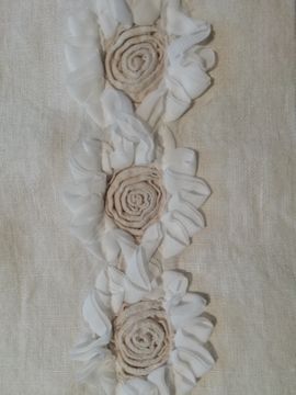 linen pillowcase with peonies by LA FABBRICA DEL LINO - view 7