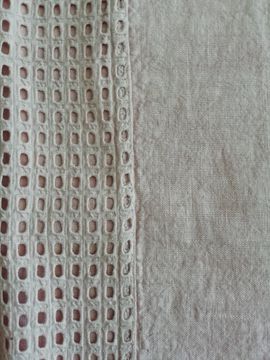 Pillowcase with square embroidery * available while stocks last by LA FABBRICA DEL LINO - view 6