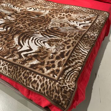 Tobacco Animalier design plaid * while stocks last by LA FABBRICA DEL LINO - view 3