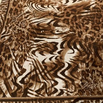 Tobacco Animalier design plaid * while stocks last by LA FABBRICA DEL LINO - view 4