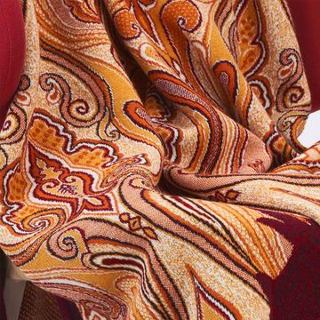 Plaid Persian design by LA FABBRICA DEL LINO - view 6