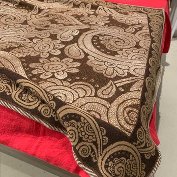 Pladi Cashmere tobacco design * while supplies last by LA FABBRICA DEL LINO - view 3