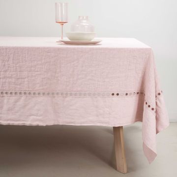 A'jour embroidery tablecloth by LA FABBRICA DEL LINO - view 6